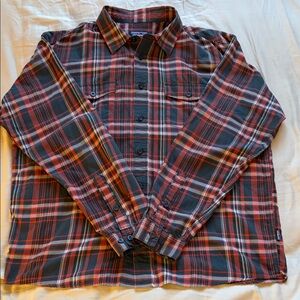 Patagonia Red Black Plaid Shirt